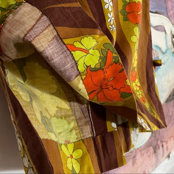 Pacific Isle brand Hawaiian cotton button up vest - Picture 2 of 7